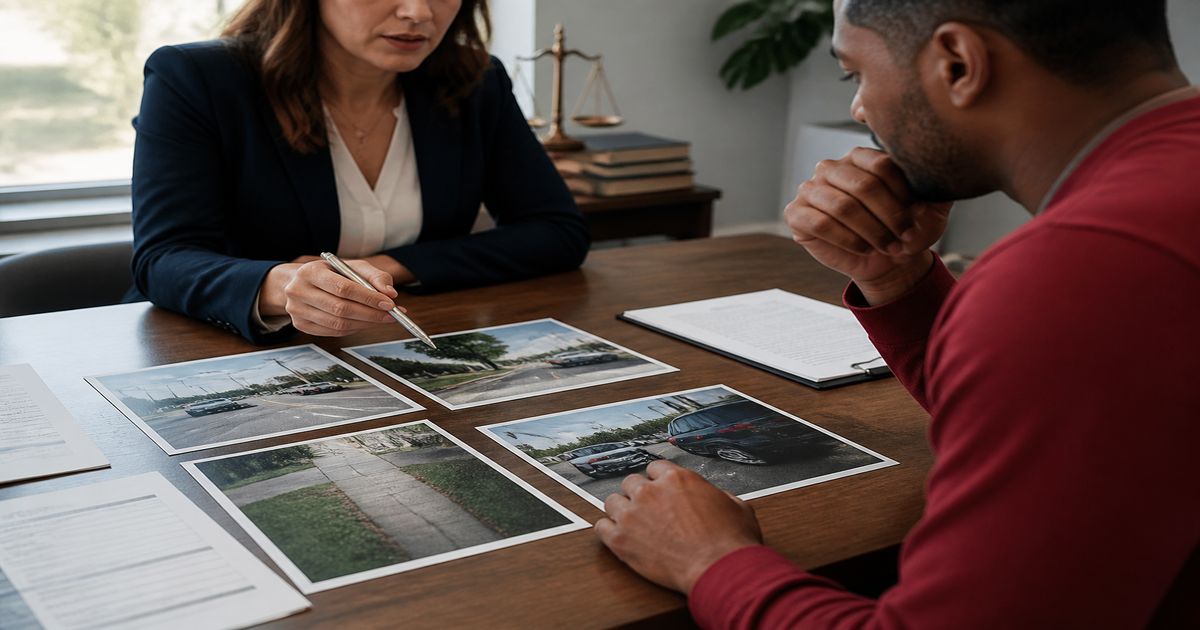 Editorial photo illustrating what Evidence Matters Most in McDonough Personal Injury Cases