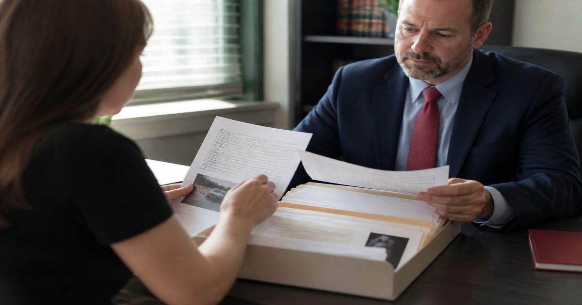 Editorial photo illustrating documents You Need for a Chamblee Personal Injury Case