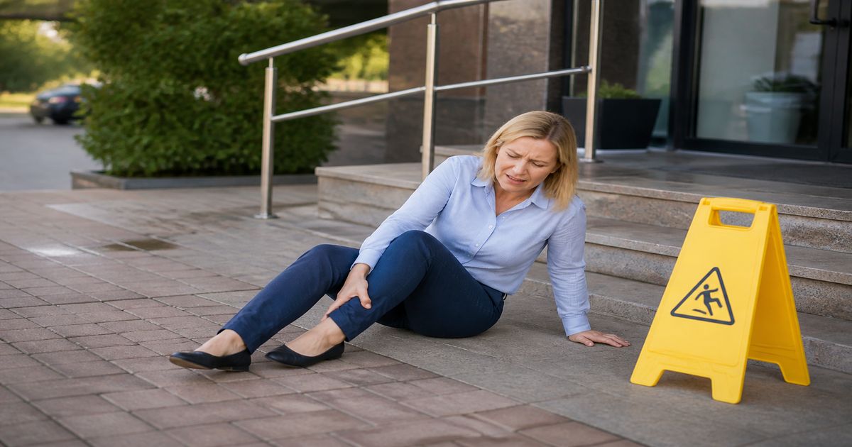 Editorial photo illustrating common Premises Liability Injuries in Chamblee