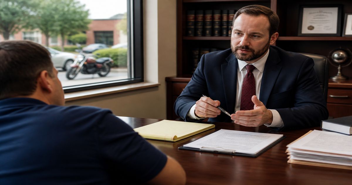 Editorial photo illustrating statute of Limitations for Motorcycle Accident Claims in Kennesaw