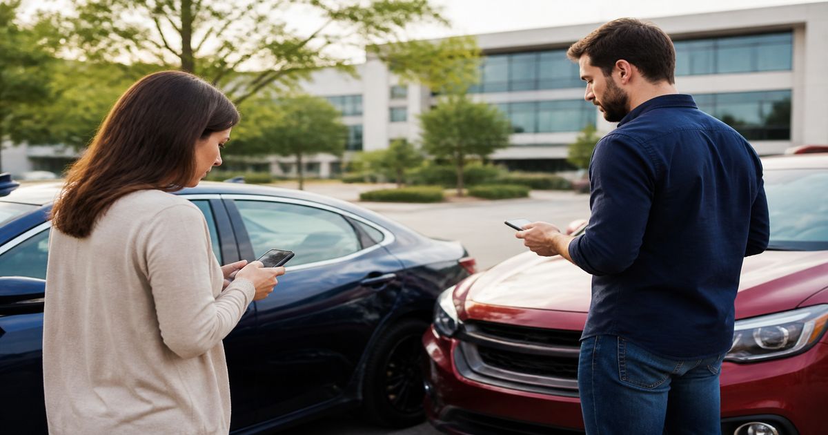 Editorial photo illustrating car Accident Claims with Uber/Lyft in Sandy Springs