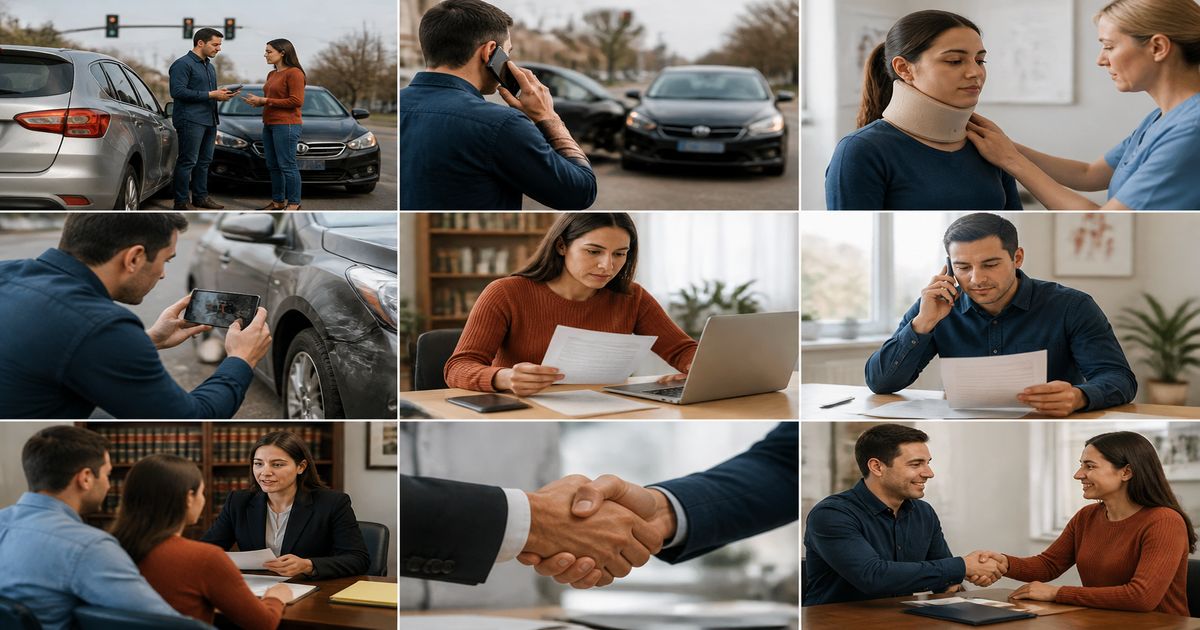 Editorial photo illustrating timeline of a Typical Car Accident Claim in Kennesaw