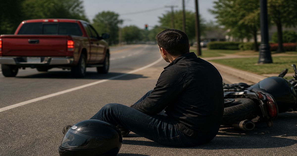 Editorial photo illustrating hit-and-Run Motorcycle Accidents: Legal Recourse in Newnan