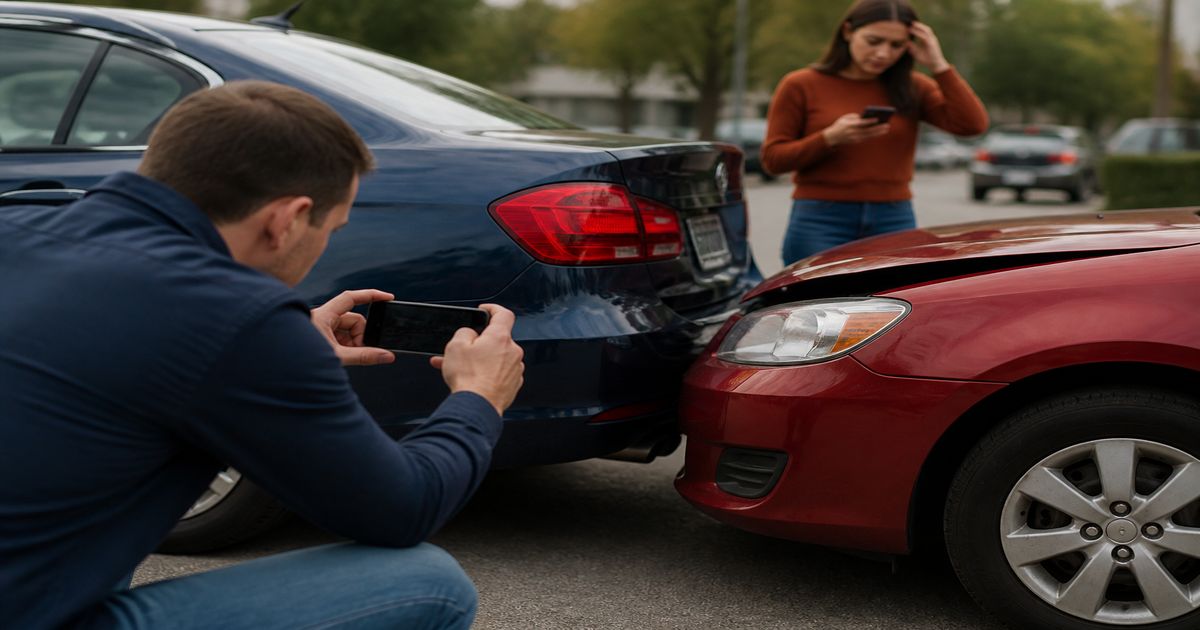 Editorial photo illustrating who’s at Fault in a Rear-End Collision in Chamblee?