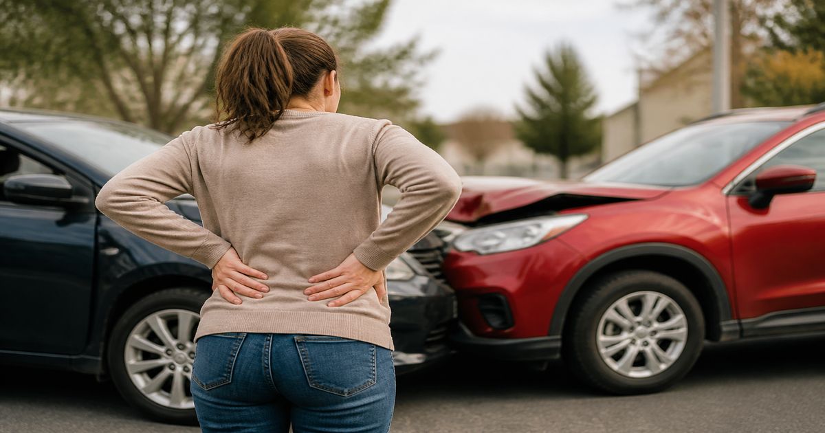 Editorial photo illustrating back Injuries From Car Accidents in Newnan: What You Must Know
